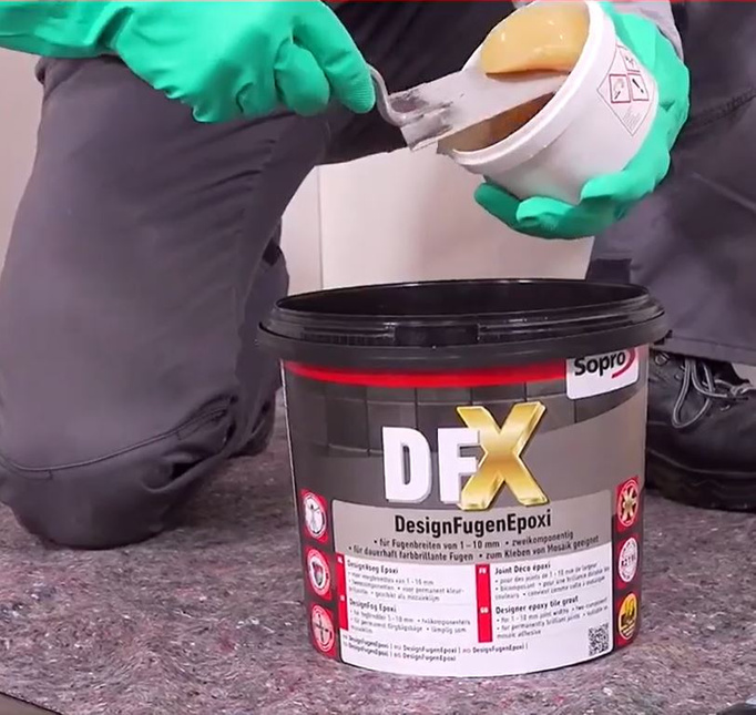 Design Sopro DFX 40 Sahara Epoxy Grout 3kg 1216