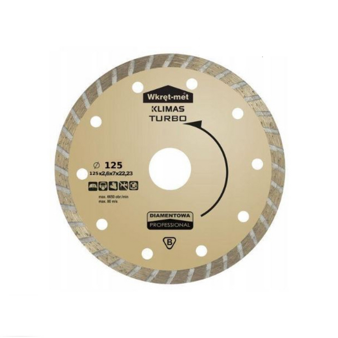 TDT Turbo Diamond Turbo 125mm Met