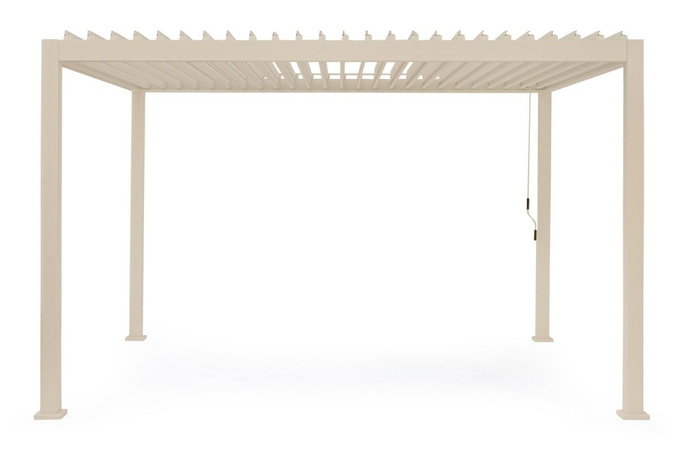 Zadaszenie ogrodowe , Pergola BOLZANO Roma LED 3x4 m beżowa
