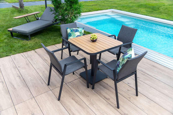 Zestaw ogrodowy BOLZANO Bolonia&Orte aluminum antracyt