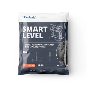 Kubala SMART LEVEL Klipsy 1,5mm do poziomowania płytek 100szt 1868