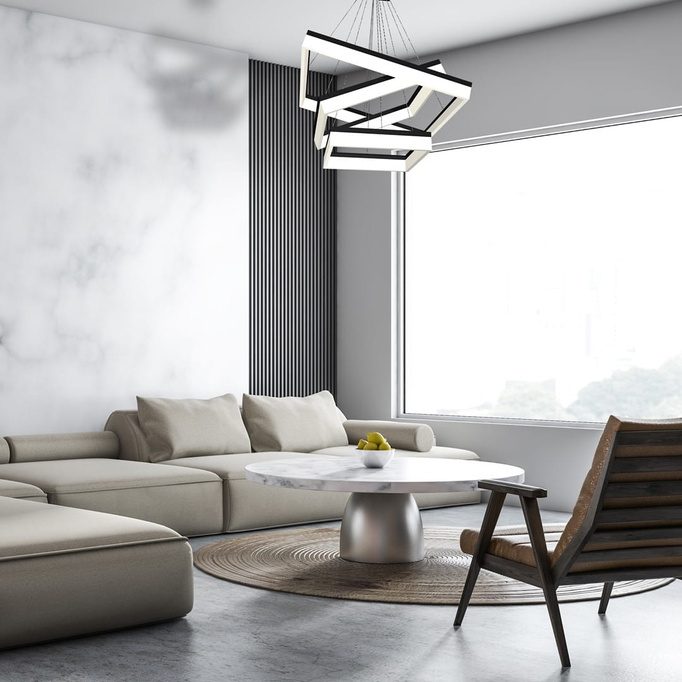 Lampa wisząca MILAGRO Nero ML083 czarna - EKSPOZYCJA