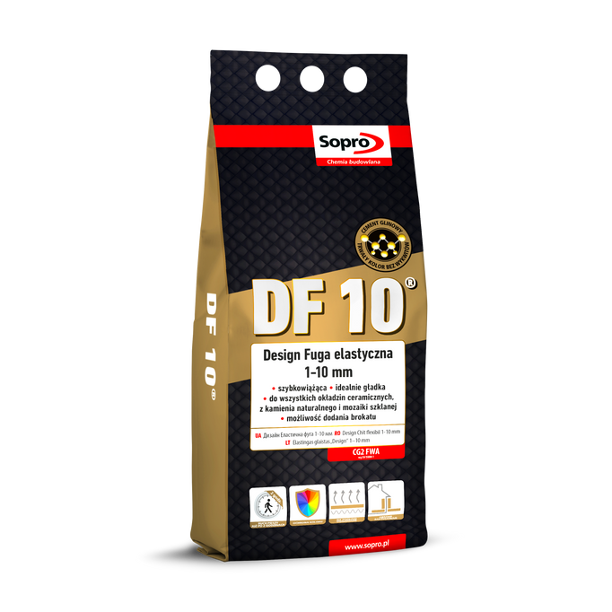 SOPRO fuga DF10 burgundowa czerwień 92 2kg 1071A