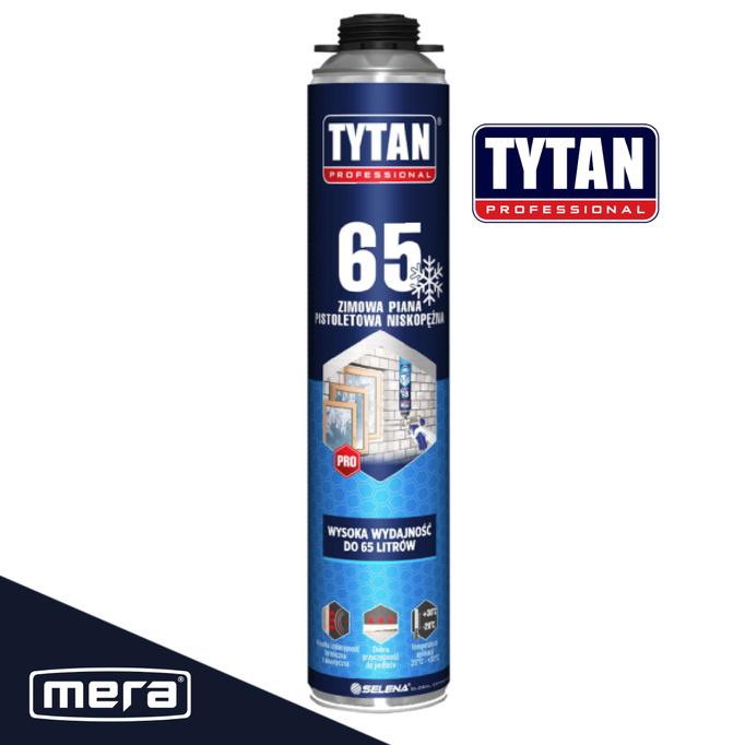 Piana montażowa pistoletowa niskoprężna ZIMOWA 65 PROFESSIONAL 750ml