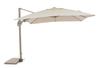 Parasol ogrodowy 3m x 3m BOLZANO Santorino aluminium piaskowy
