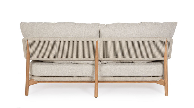 Sofa ogrodowa 3 osobowa BOLZANO Gracia drewno beż