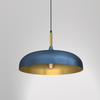 Lampa wisząca MILAGRO Lincoln MLP7901 niebieski/złoty - EKSPOZYCJA