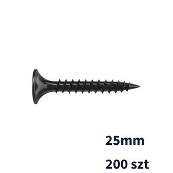 Rigips Wkręty TN 3,5x25 mm Do mocowania płyt gipsowo - kartonowych do profili z blachy 200 szt