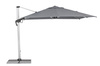 Parasol ogrodowy 3m x 3m BOLZANO Ibis aluminium szary