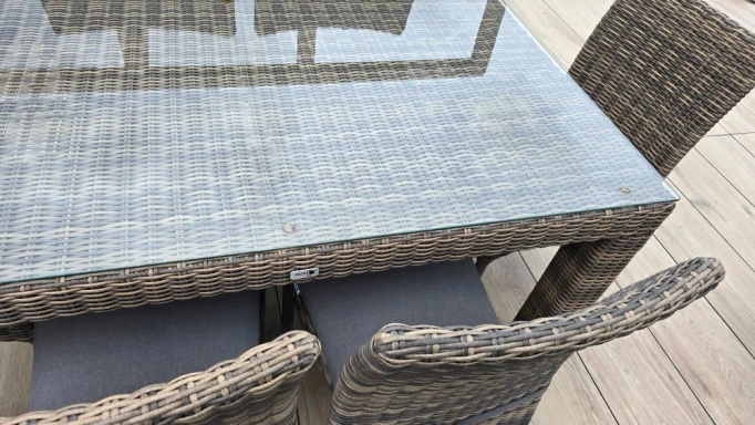Stół Ogrodowy RAPALLO 160cm Royal Piaskowy EKSPOZYCJA