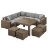 Meble Ogrodowe MILANO IV Royal Piaskowy
