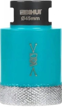 Bihui otwornica 45mm koronka diamentowa do gresu ,na szlifierkę M14