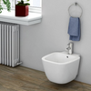 RAK One bidet wiszący ukryte mocowania biały połysk EL08AWHA / ONBI00005.