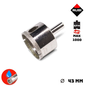 Rubi wiertło - otwornica EASY GRES 43mm 05965