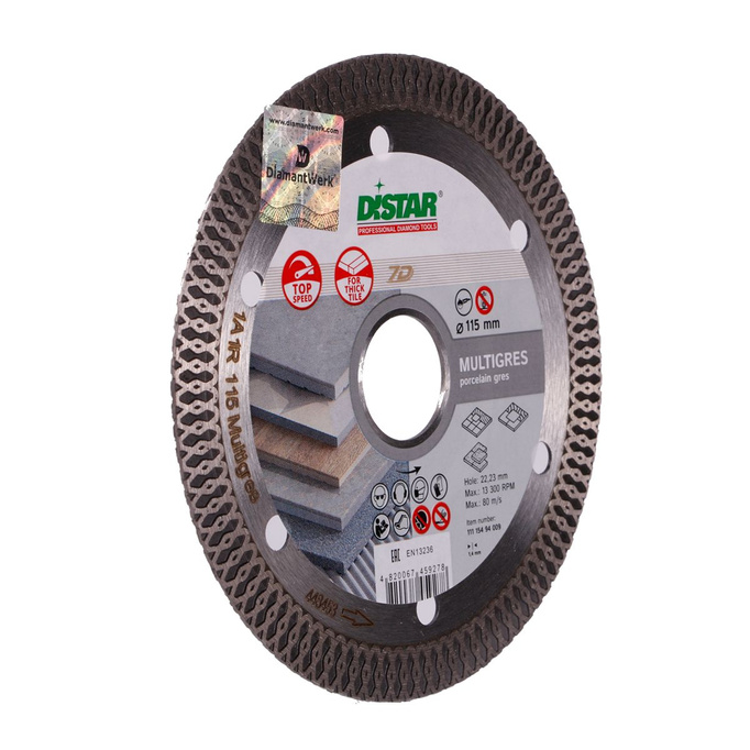 DISTAR Tarcza diamentowa 115mm MULTIGRES 11115494009