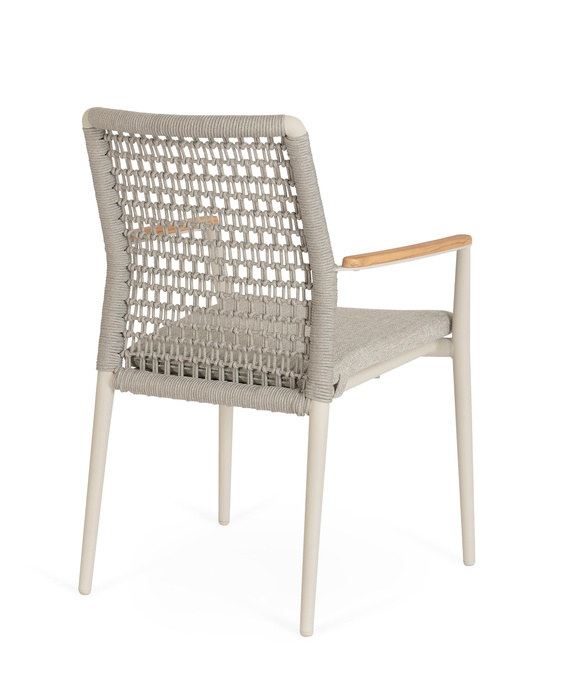 Krzesło Martaio BOLZANO aluminium beż