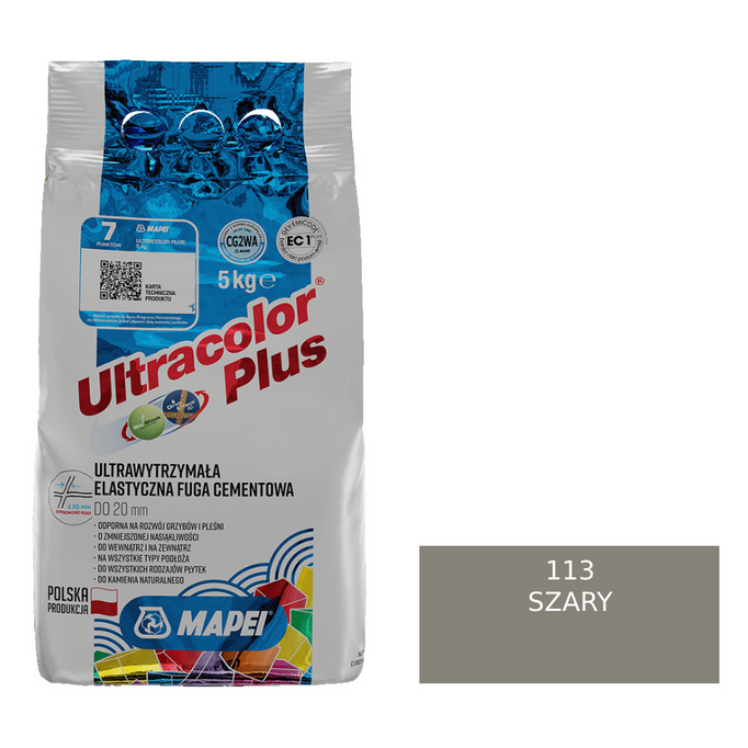 MAPEI Ultracolor Plus Fuga - 113 šedá 5 kg