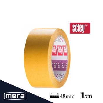 Taśma dwustronna 48 mm x 5 m Scley