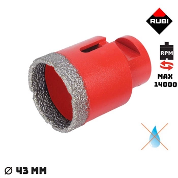 Rubi wiertło - otwornica DRYGRES 43mm 6959