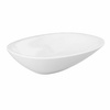 Oválný ovál horního washbasinu 54x36,5 cm, lesk, bílý.
