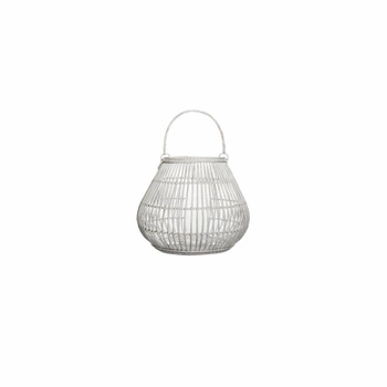 Caen Round Lantern ⌀54cm x výška 48 cm bílá otře