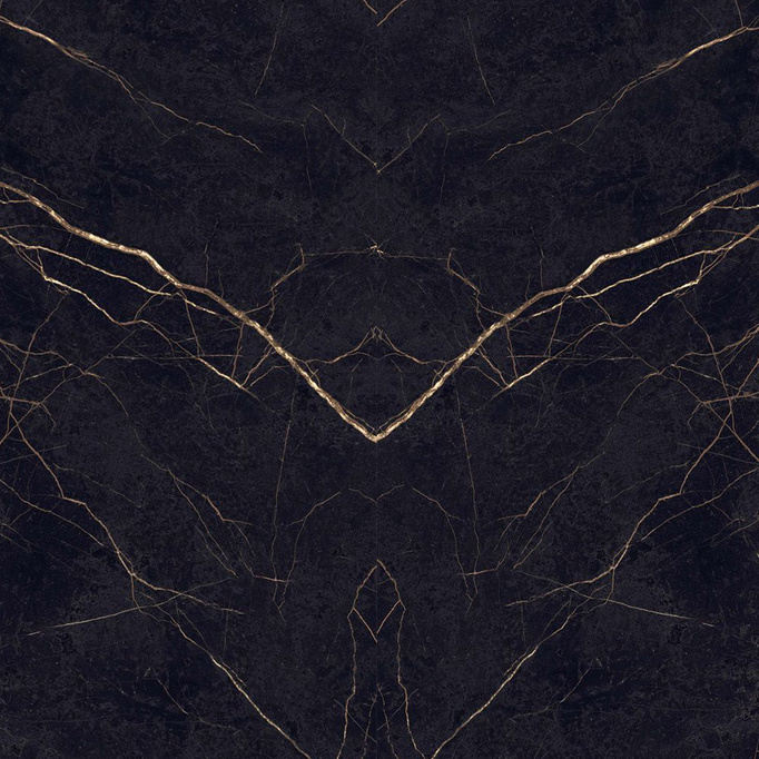 Płytka wielkoformatowa ścienno-podłogowa 120x280 imitacja marmuru czarny