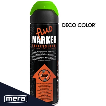 Spray Deco Color Fluomarker Green, Geodesy Marker 500 ml 14560