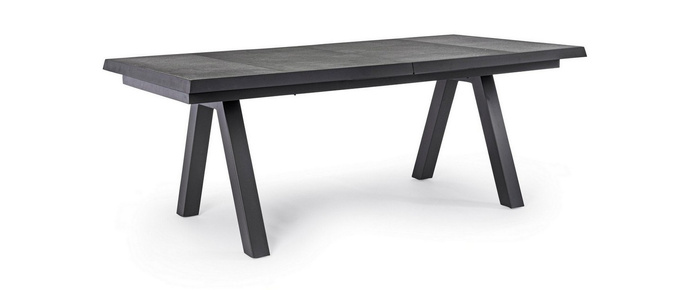 Stół ogrodowy rozkładany BOLZANO Kastor 205x265/103 cm antracytowy - EKSPOZYCJA