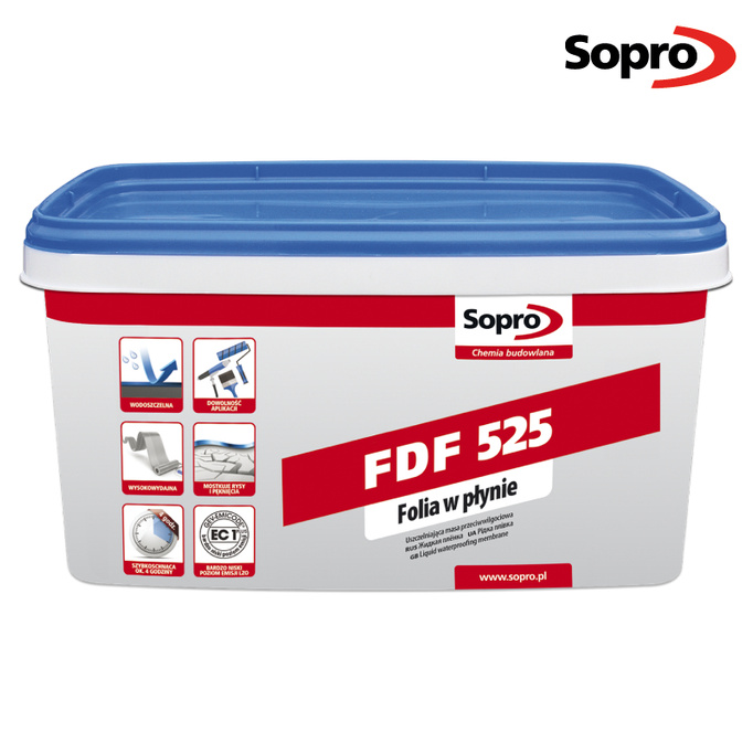 Sopro FDF 525  Wysokoelastyczna folia w płynie uszczelniająca 5kg