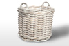 Rennes Rattan Basket ⌀65cm x výška 55 cm bílá otře