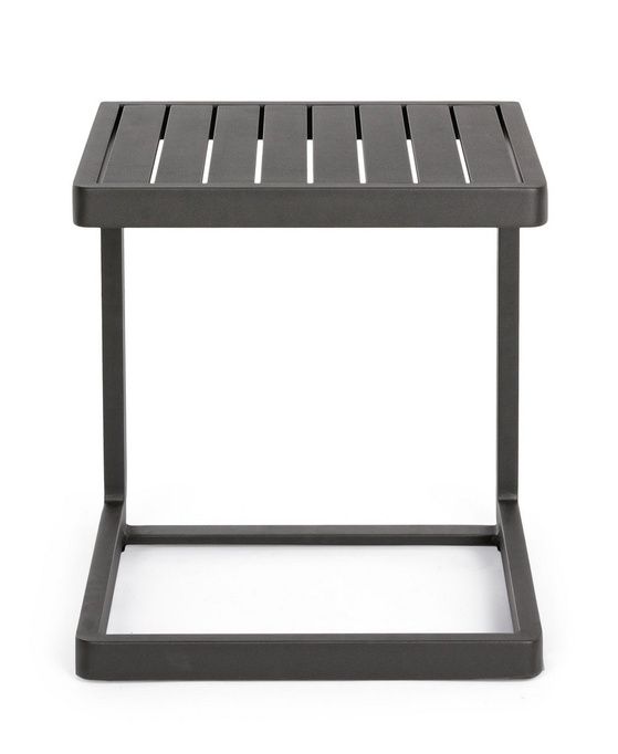 Stolik ogrodowy 40x40cm BOLZANO Kolli aluminium antracyt