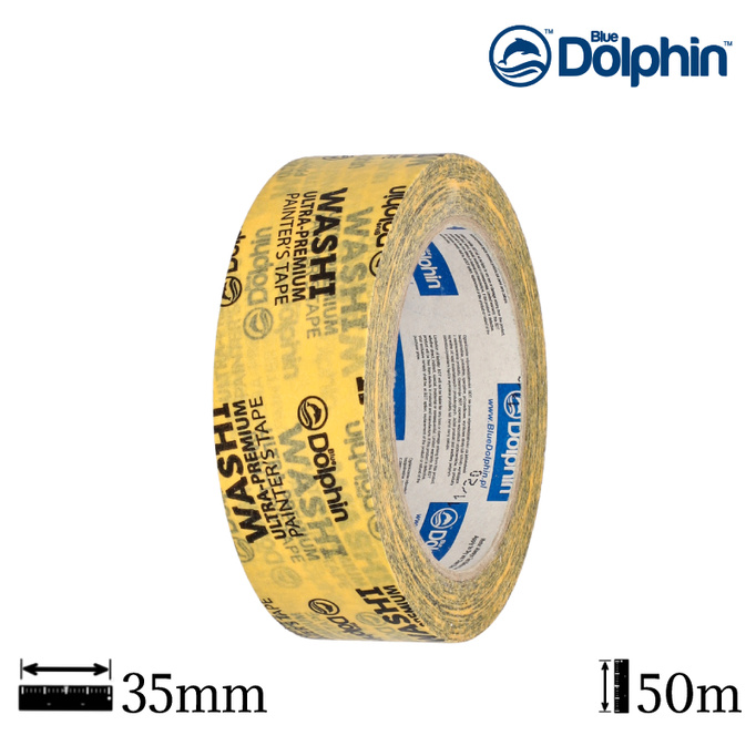 Blue Dolphin taśma WASHI ORIGINAL do Precyzyjnego Odcinania Kolorów 35mmx50m 