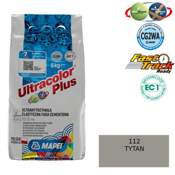 Mapei Ultracolor Plus Fuga - 112 Titan 5 kg