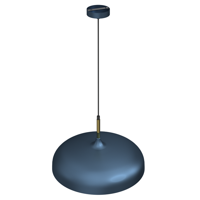 Lampa wisząca MILAGRO Lincoln MLP7901 niebieski/złoty - EKSPOZYCJA