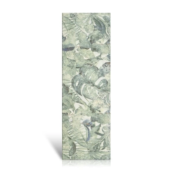 Płytka ścienna mat 30x90,2 10mm motyw roślinny zielony