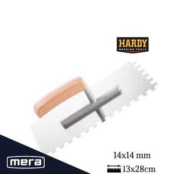 Paca nierdzewna ząb 14x14mm 13 x 28 cm Hardy