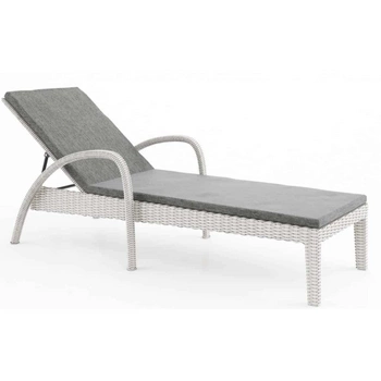 Leżak Ogrodowy GRAZIA Royal Biały