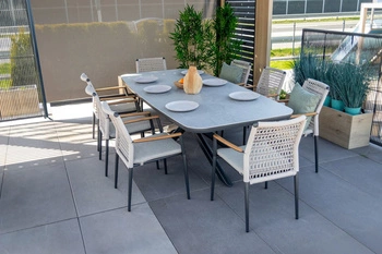 Stół ogrodowy BOLZANO Ignazio aluminium antracyt