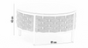 Stolik kawowy LOOP okrągły 81×81cm beżowy aluminium-ceramika