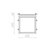 Oprawa wpuszczana LED 40x40 40W 3000K
