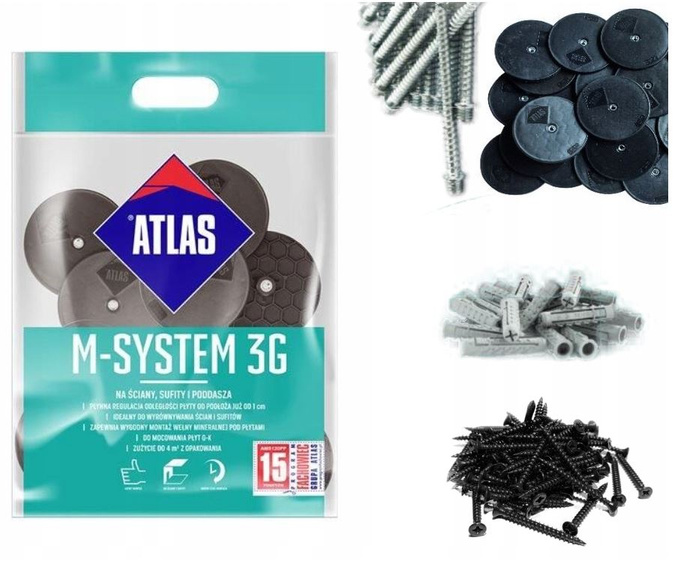 ATLAS M-SYSTEM 3G M8/FI 6,5 L50 od 1cm do 3 cm