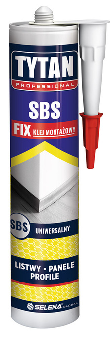 Tytan klej montażowy SBS FIX żółty 290 ml