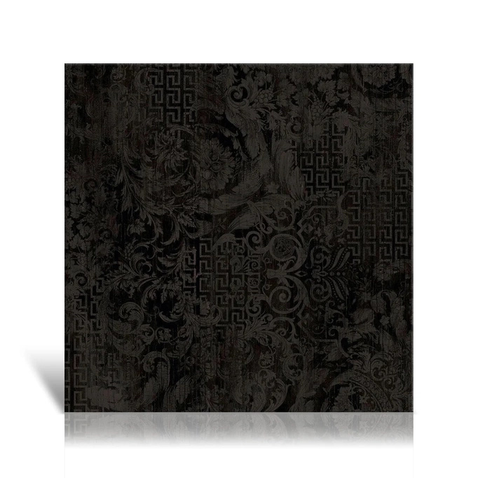 Płytka Versace Ceramics Eterno Carbon ścienno-podłogowa mat 80x80 patchwork czarny