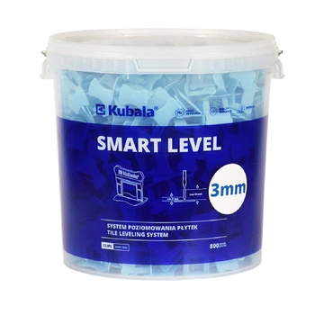 Kubala SMART LEVEL Klipsy 3mm do poziomowania płytek 800szt 1887