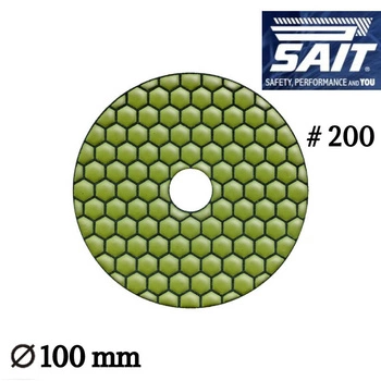 SAITDIAM dysk polerski Ø100 granulacja 200