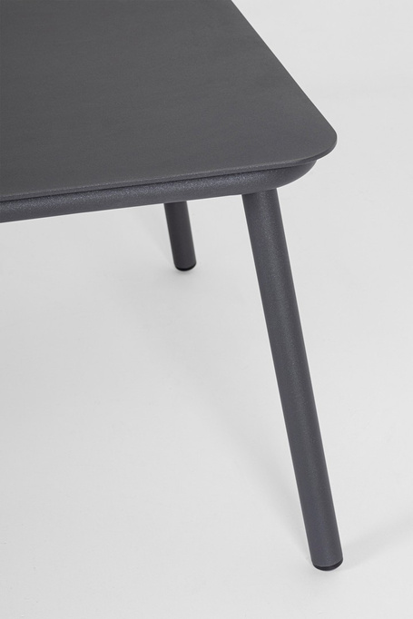 Stolik kawowy ogrodowy BOLZANO Sora antracyt 104 x 61 x 40,5 cm