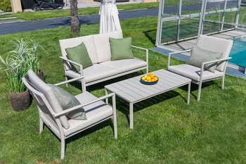 Meble ogrodowe BOLZANO Kolli aluminum beż