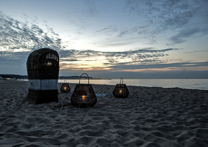 St Tretez Beach Rattan Basket