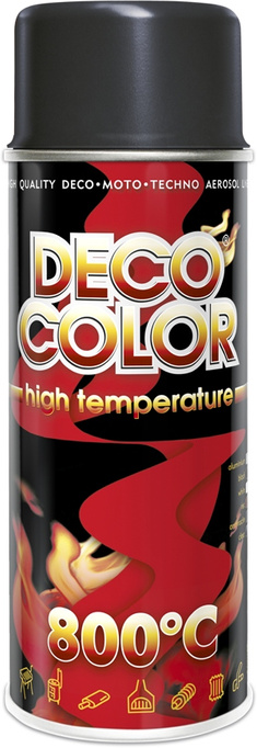 Spray Deco Color HIGH TEMPERATURE Antracyt 400ml do 300°C