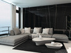 Płytka wielkoformatowa Italgraniti Marble Experience Sahara Noir ścienno-podłogowa lappato 120x280 6 mm imitacja marmuru czarny
